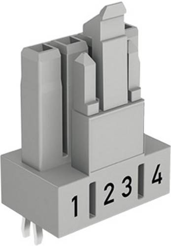 WAGO 890-864 Netz-Steckverbinder WINSTA MINI Buchse, Einbau vertikal Gesamtpolzahl: 4 16 A Olivgrün