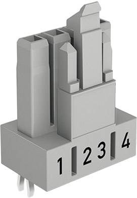 WAGO 890-804 Netz-Steckverbinder WINSTA MINI Buchse, Einbau vertikal Gesamtpolzahl: 4 16A Schwarz 100St.