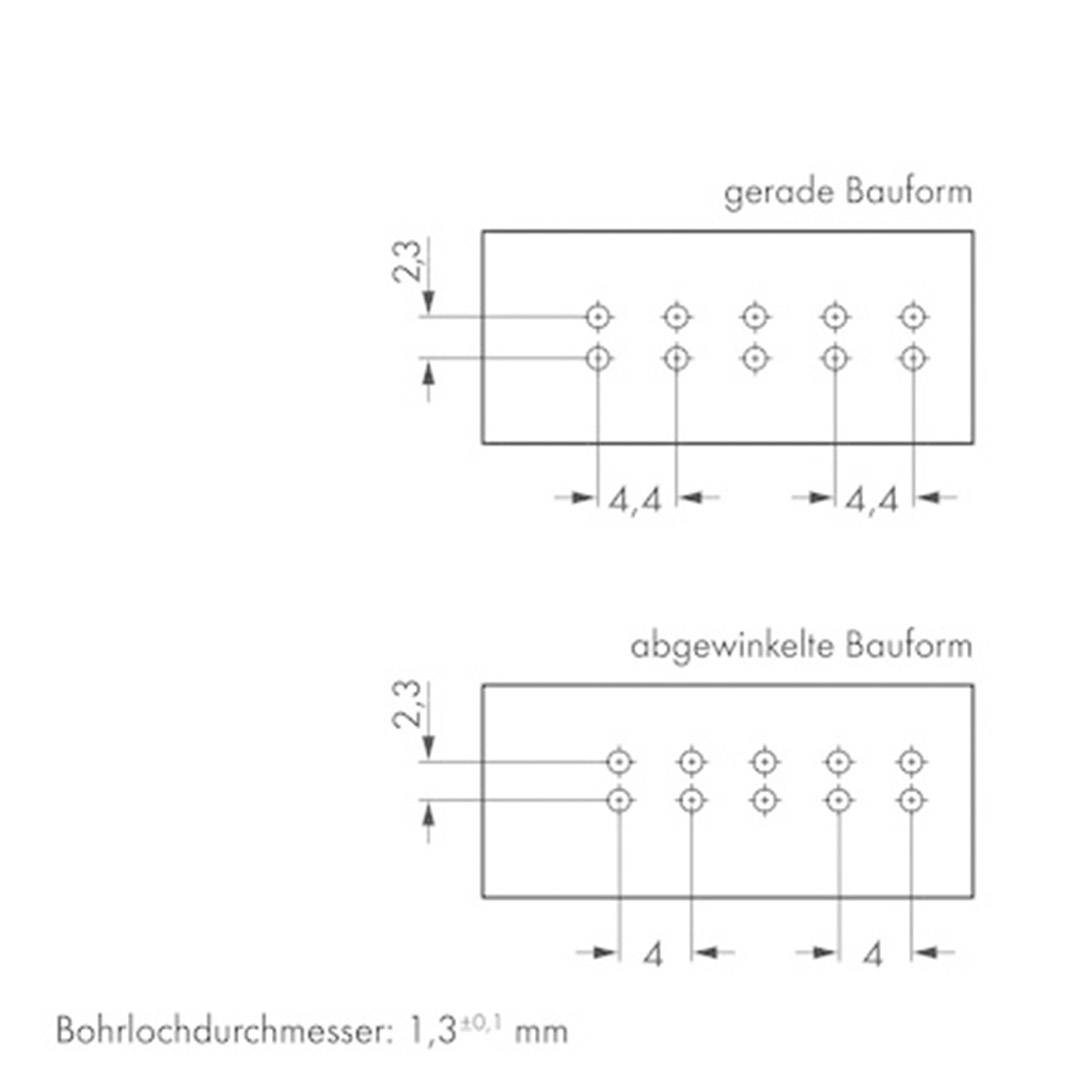WAGO 890-805 Netz-Steckverbinder WINSTA MINI Buchse, Einbau vertikal Gesamtpolzahl: 5 16A Schwarz 100St.