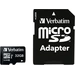 Verbatim PRO microSDHC-Karte 32GB Class 10, UHS-I, UHS-Class 3 inkl. SD-Adapter Verbatim PRO microSDHC-Karte 32GB Class 10, UHS-I, UHS-Class 3 inkl. SD-Adapter