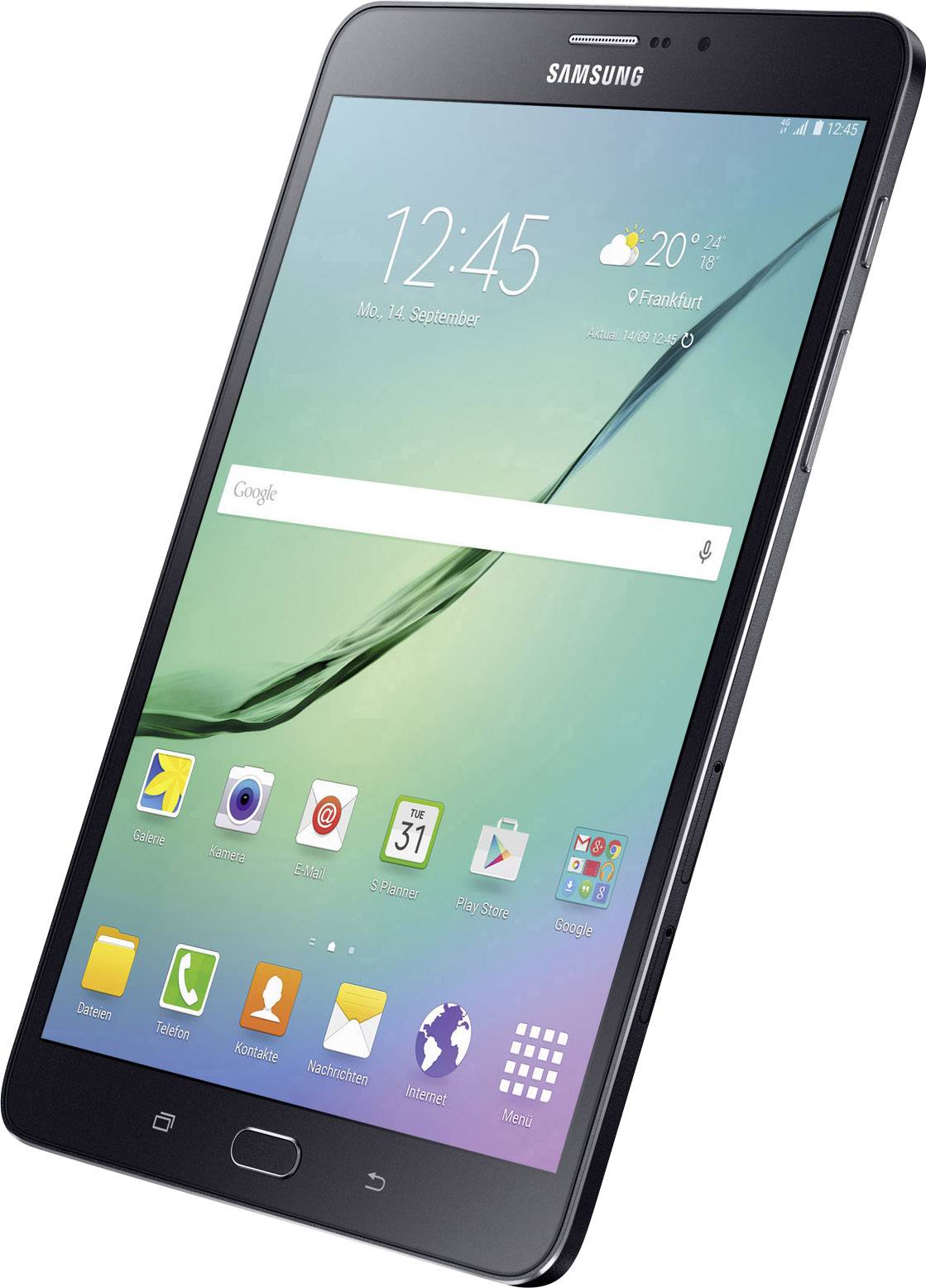 Samsung  WiFi, GSM/2G, LTE/4G, UMTS/3G 32 GB Schwarz Android-Tablet 20.3 cm (8 Zoll) 1.8 GHz  Android™ 6.0 Marshmallow 2048 x 1536 Pixel