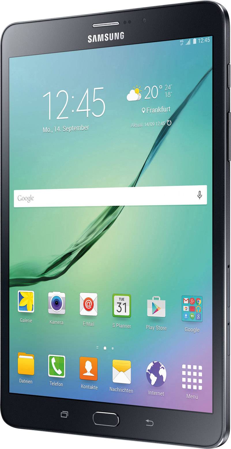 Samsung  WiFi, GSM/2G, LTE/4G, UMTS/3G 32 GB Schwarz Android-Tablet 20.3 cm (8 Zoll) 1.8 GHz  Android™ 6.0 Marshmallow 2048 x 1536 Pixel