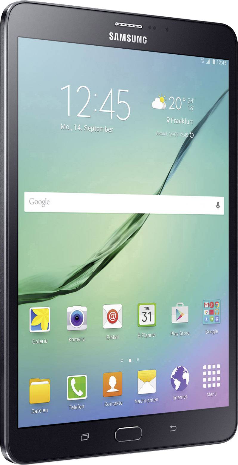 Samsung  WiFi, GSM/2G, LTE/4G, UMTS/3G 32 GB Schwarz Android-Tablet 20.3 cm (8 Zoll) 1.8 GHz  Android™ 6.0 Marshmallow 2048 x 1536 Pixel