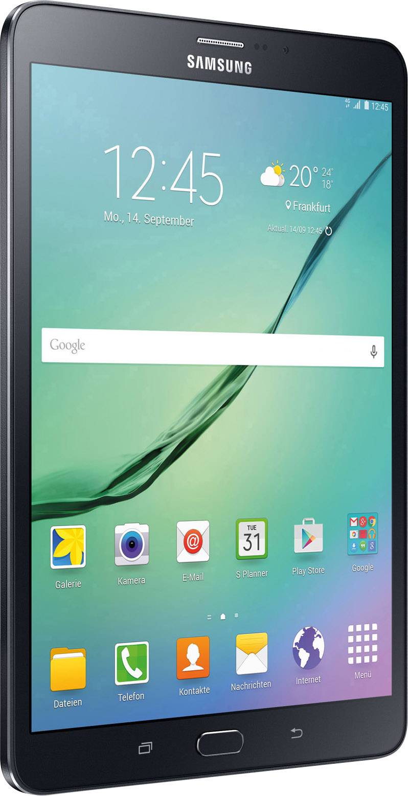 Samsung  WiFi, GSM/2G, LTE/4G, UMTS/3G 32 GB Schwarz Android-Tablet 20.3 cm (8 Zoll) 1.8 GHz  Android™ 6.0 Marshmallow 2048 x 1536 Pixel