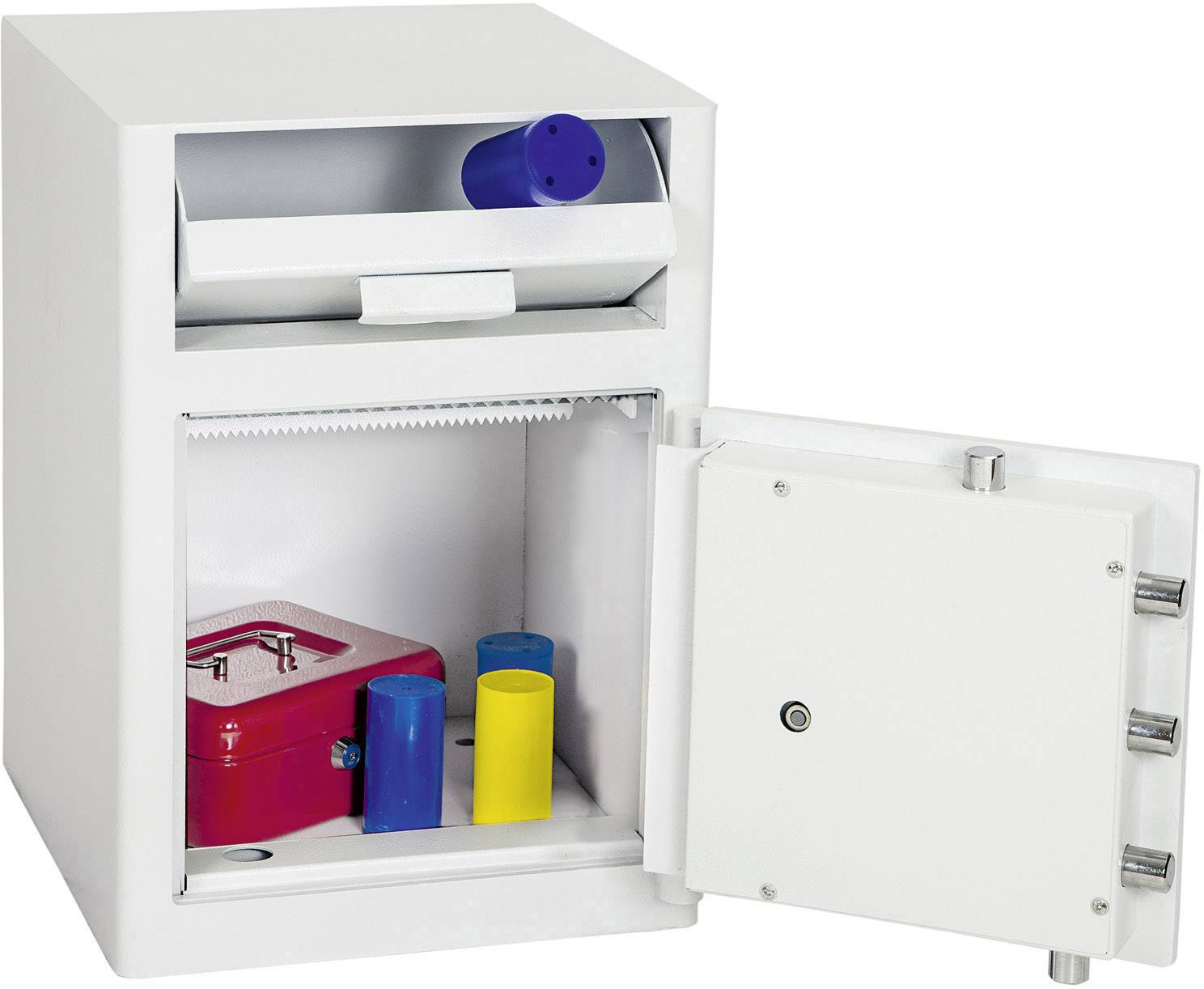 Phoenix SS0996KD-FVW Cashier Deposit Einwurftresor mit Geldeinwurfklappe Schlüsselschloss