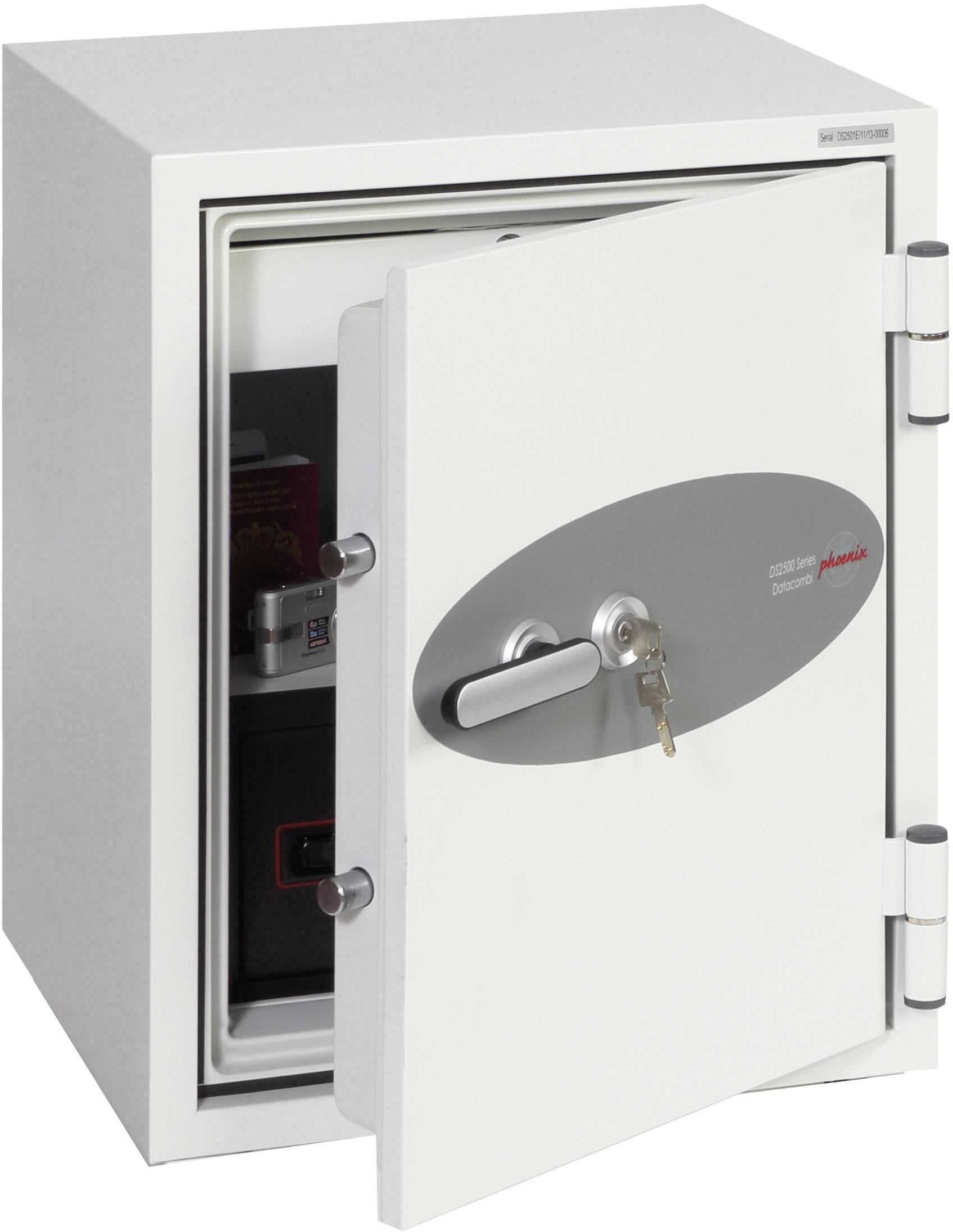 Phoenix DS2501K Data Combi Feuerschutztresor wasserabweisend, feuerfest Schlüsselschloss