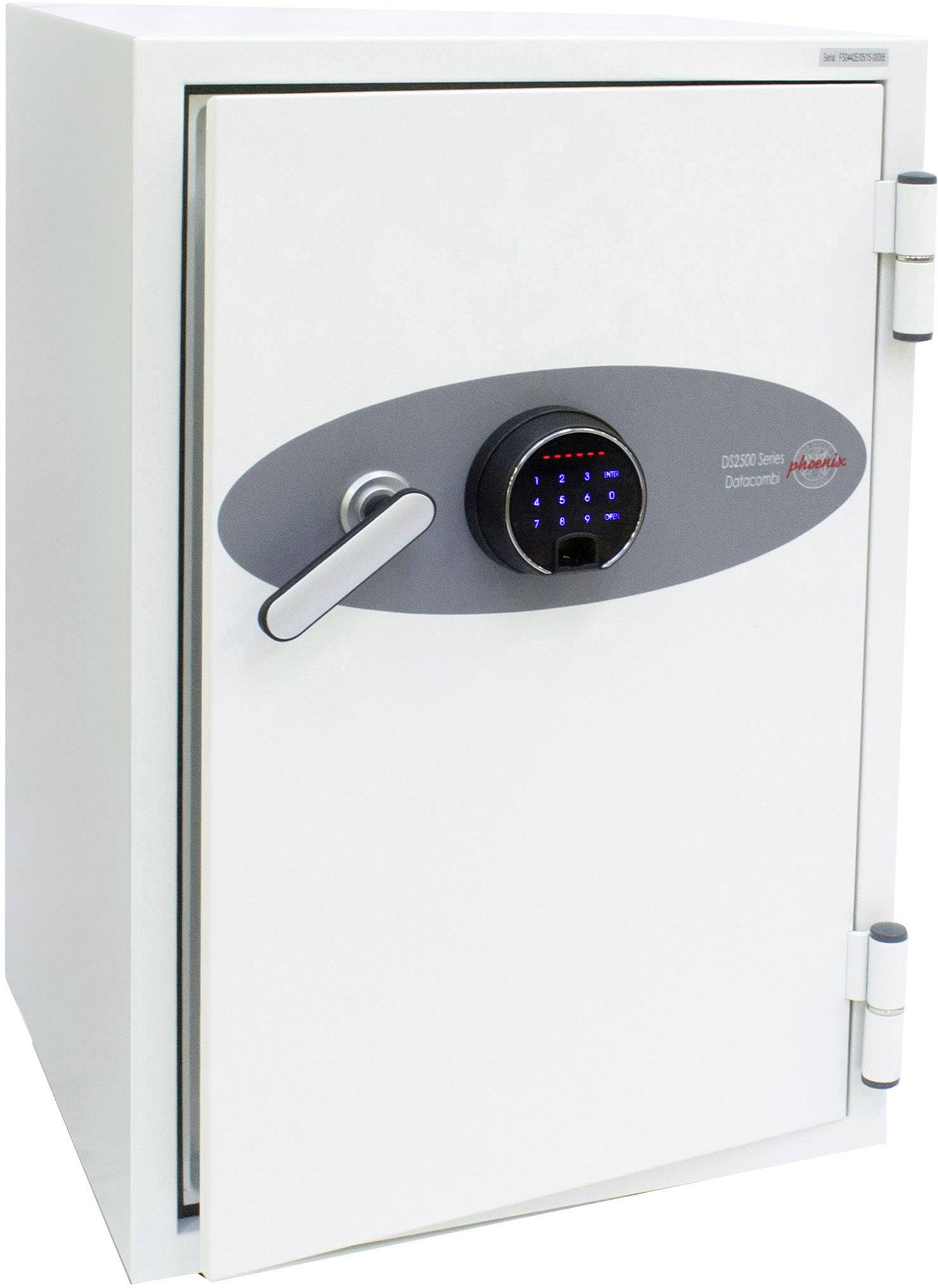 Phoenix DS2502F-FVW Data Combi Feuerschutztresor wasserabweisend, feuerfest Fingerabdruckschloss