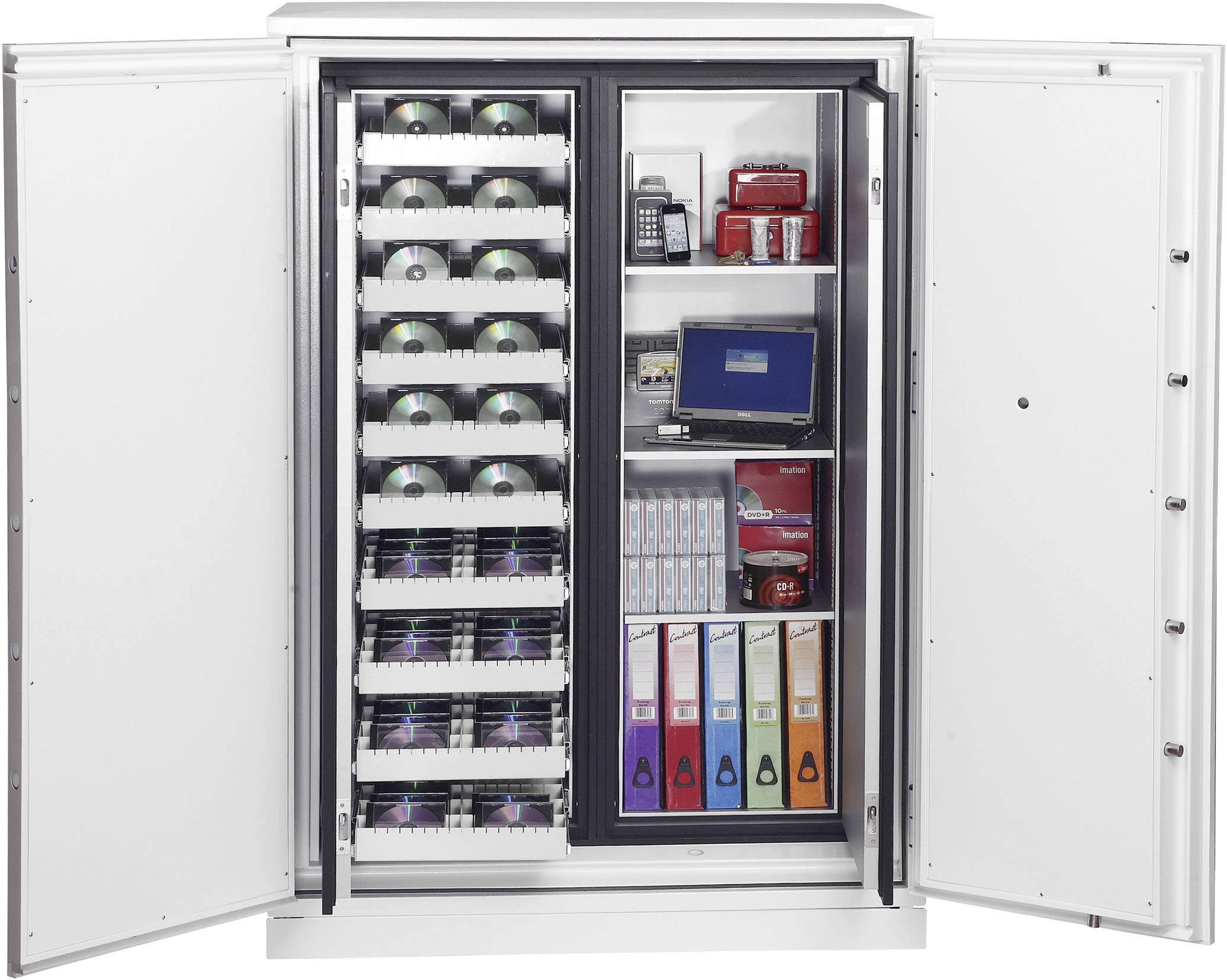 Phoenix DS4623F-FVW Data Commander Feuerschutztresor wasserabweisend, feuerfest Fingerabdruckschloss