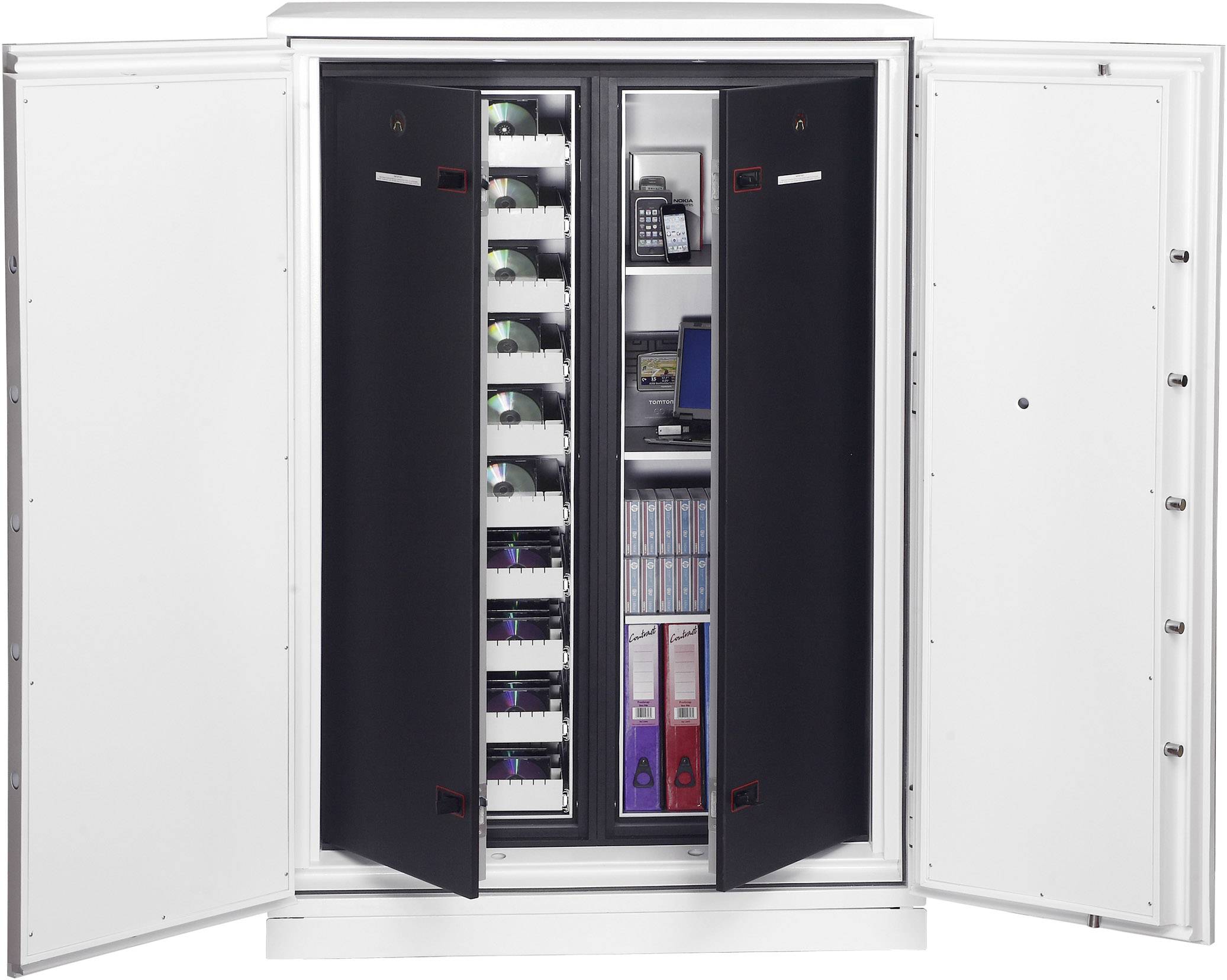 Phoenix DS4623F-FVW Data Commander Feuerschutztresor wasserabweisend, feuerfest Fingerabdruckschloss