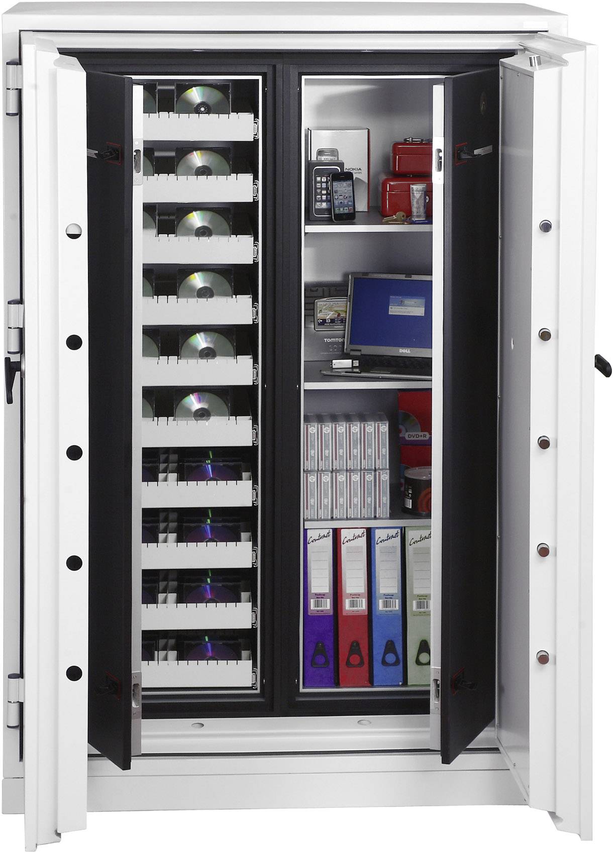 Phoenix DS4623E-FVW Data Commander Feuerschutztresor wasserabweisend, feuerfest Zahlenschloss