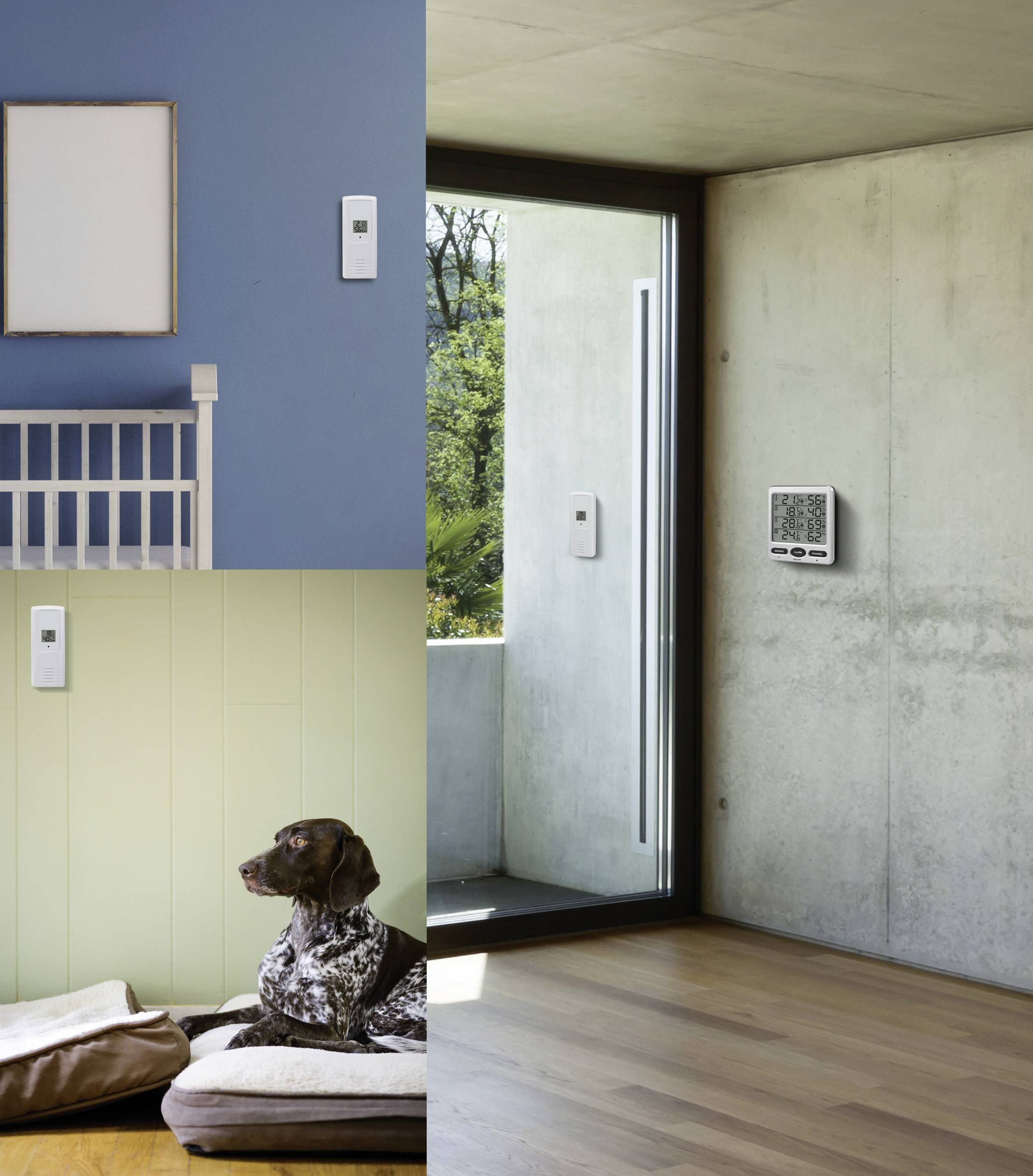 Renkforce Funk-Thermo-/Hygrometer Silber TF0073