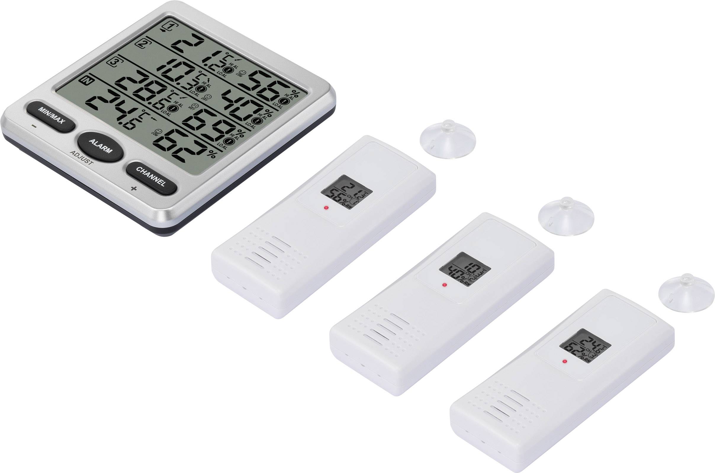 Renkforce Funk-Thermo-/Hygrometer Silber TF0073