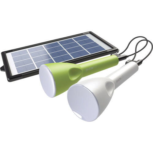Sundaya 3486 JouLite 150 KIT2 LED Camping-Leuchte 150lm solarbetrieben, akkubetrieben, über USB 95g Grün, Weiß