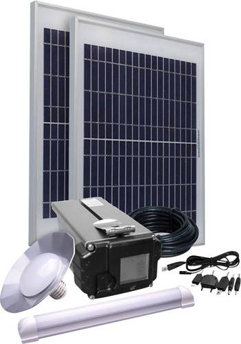 Phaesun Energy Comfort Solar Side Two 390957 Solar-Set 20 Wp inkl. Akku, inkl. Anschlusskabel, mit 2