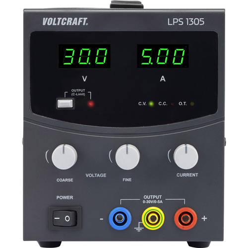 VOLTCRAFT LPS1305 Labornetzgerät, einstellbar 0 - 30 V/DC 0 - 5 A 150 W Anzahl Ausgänge 1 x