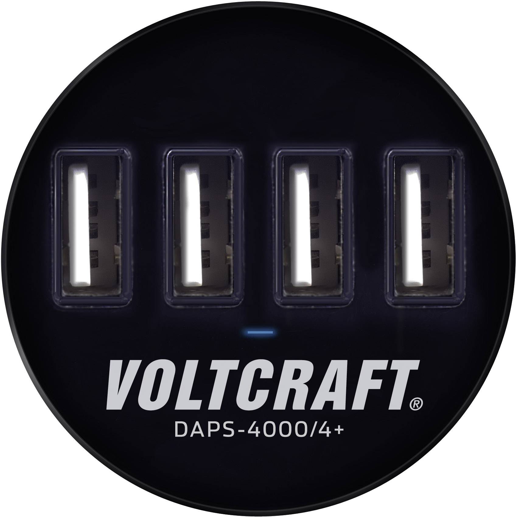 VOLTCRAFT DAPS-4000/4+ DAPS-4000/4+ USB-Ladegerät Steckdose Ausgangsstrom (max.) 6000 mA 4 x USB Möbeleinbau