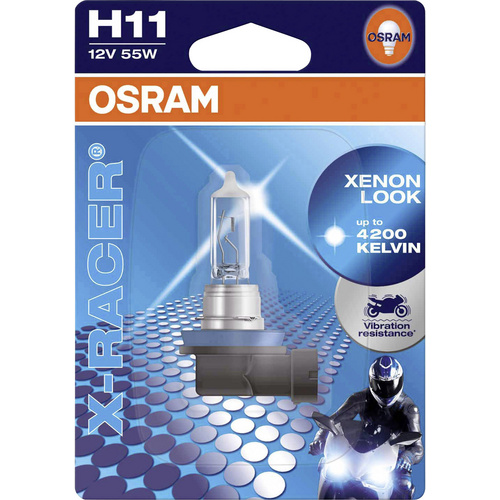 Osram Auto 64211XR-01B Halogen Leuchtmittel X-Racer (Motorrad) H11 55 W 12 V