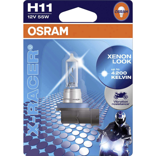 Osram Auto 64211XR-01B Halogen Leuchtmittel X-Racer (Motorrad) H11 55W 12V