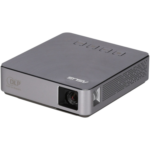 Asus Beamer S1 DLP Helligkeit: 200 lm 854 x 480 WVGA 1000 : 1 Silber