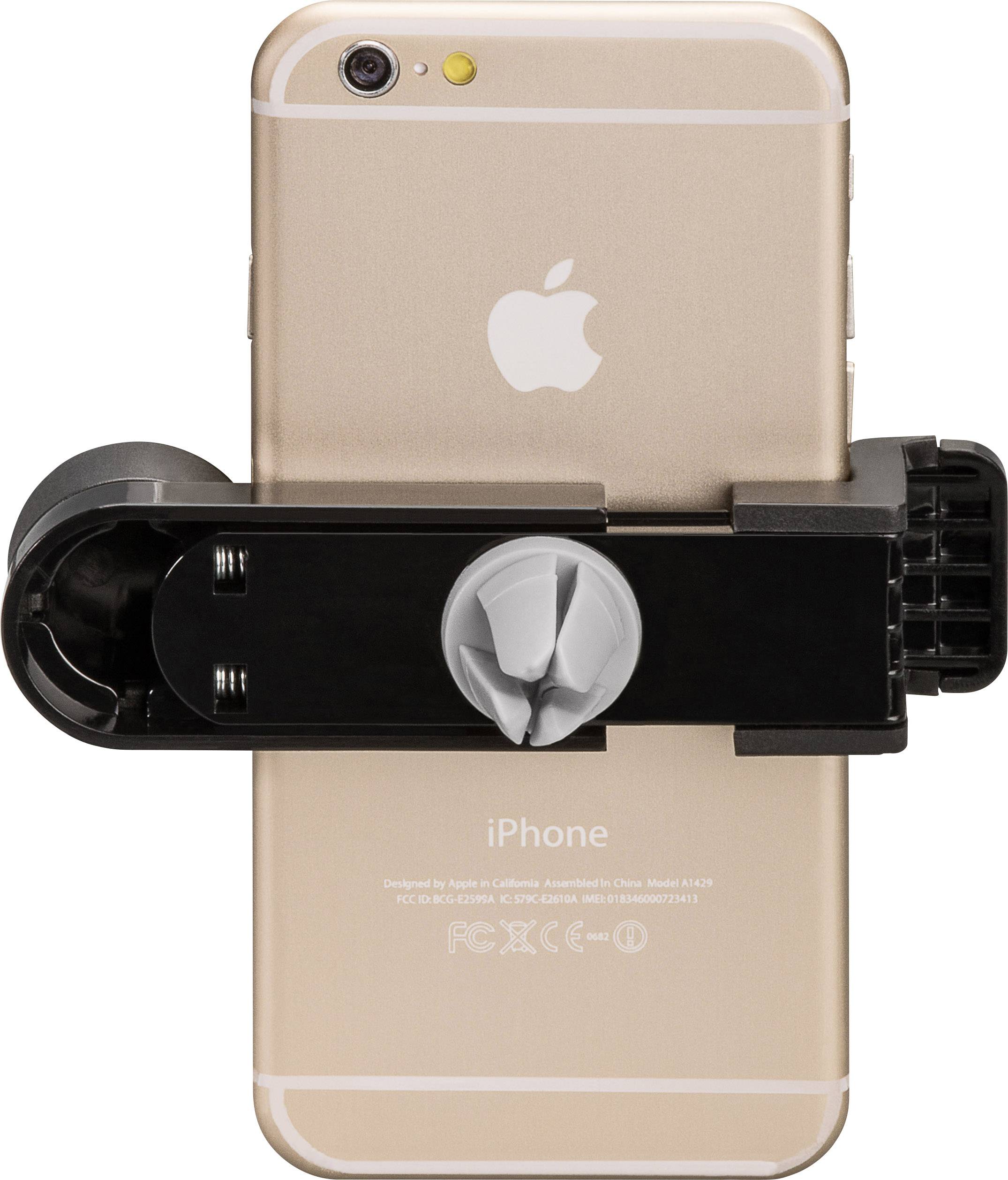 Goobay 47139 Lüftungsgitter Handy-Kfz-Halterung 360° drehbar 51 - 90 mm