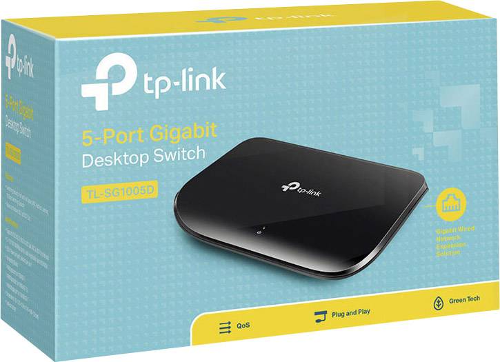 TP-LINK TL-SG1005D Netzwerk Switch 5 Port 1 GBit/s