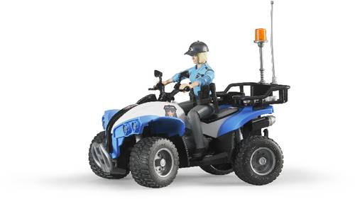 Bruder Einsatzfahrzeug Modell Quad mit Polizistin Fertigmodell Spezialfahrzeug Modell