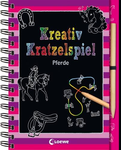 Vedes Kreativ-Kratzelspiel Pferde 8111 1St.