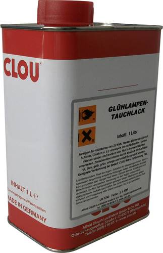CLOU TLK1000/ROT Glühlampen-Tauchlack 1l Rot