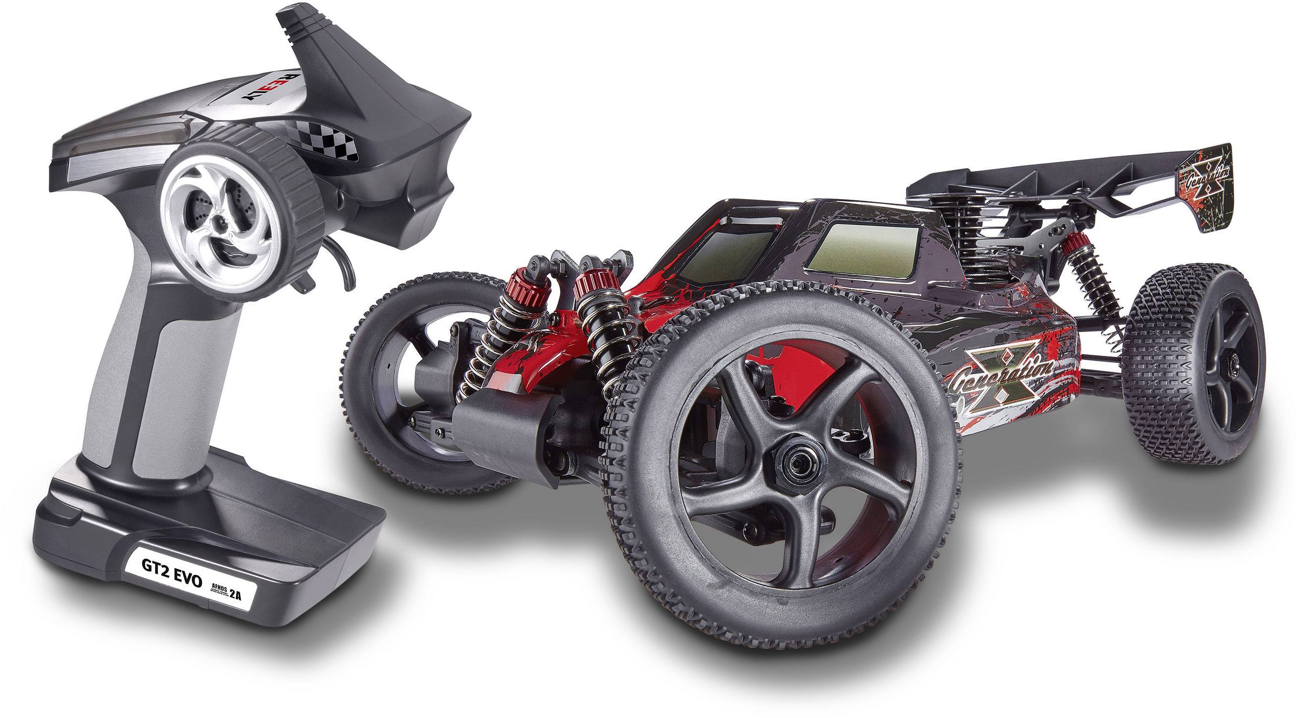 Reely Generation X 1:8 RC Modellauto Nitro Buggy Allradantrieb (4WD) RtR 2,4GHz