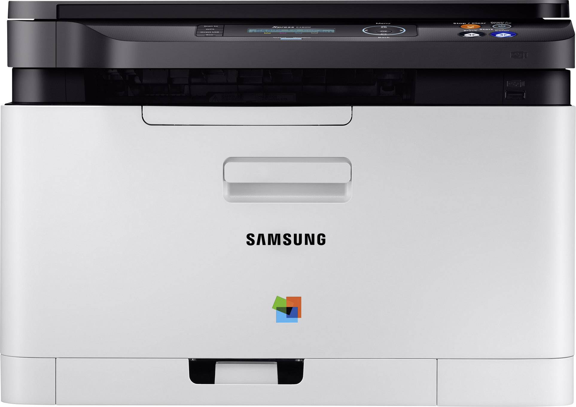 Samsung Xpress C480W Farblaser Multifunktionsdrucker A4 Drucker, Scanner, Kopierer LAN, WLAN, NFC