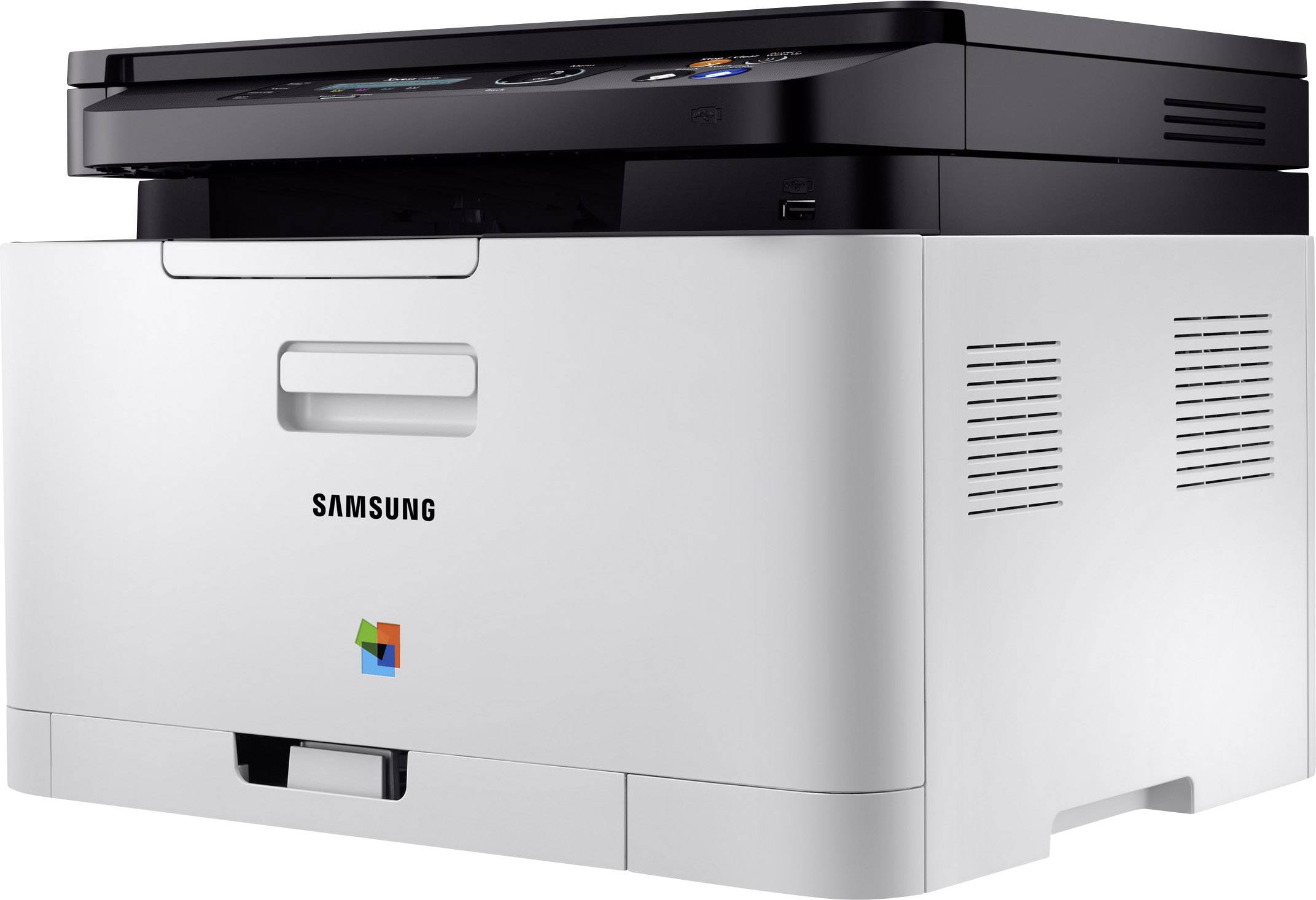 Samsung Xpress C480W Farblaser Multifunktionsdrucker A4 Drucker, Scanner, Kopierer LAN, WLAN, NFC