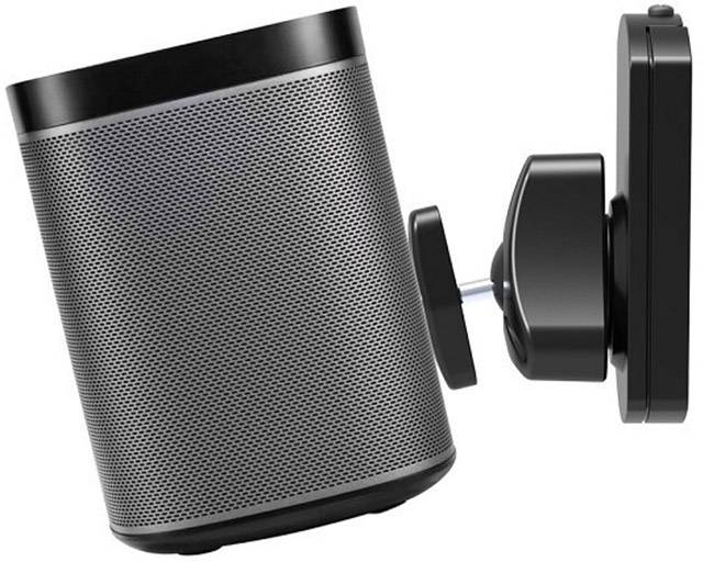 NewStar Products  Lautsprecher-Wandhalterung Neigbar+Schwenkbar, Rotierbar  Wandabstand (max.): 10 cm Schwarz 1 St.