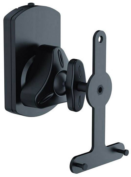 NewStar Products  Lautsprecher-Wandhalterung Neigbar+Schwenkbar, Rotierbar  Wandabstand (max.): 10 cm Schwarz 1 St.