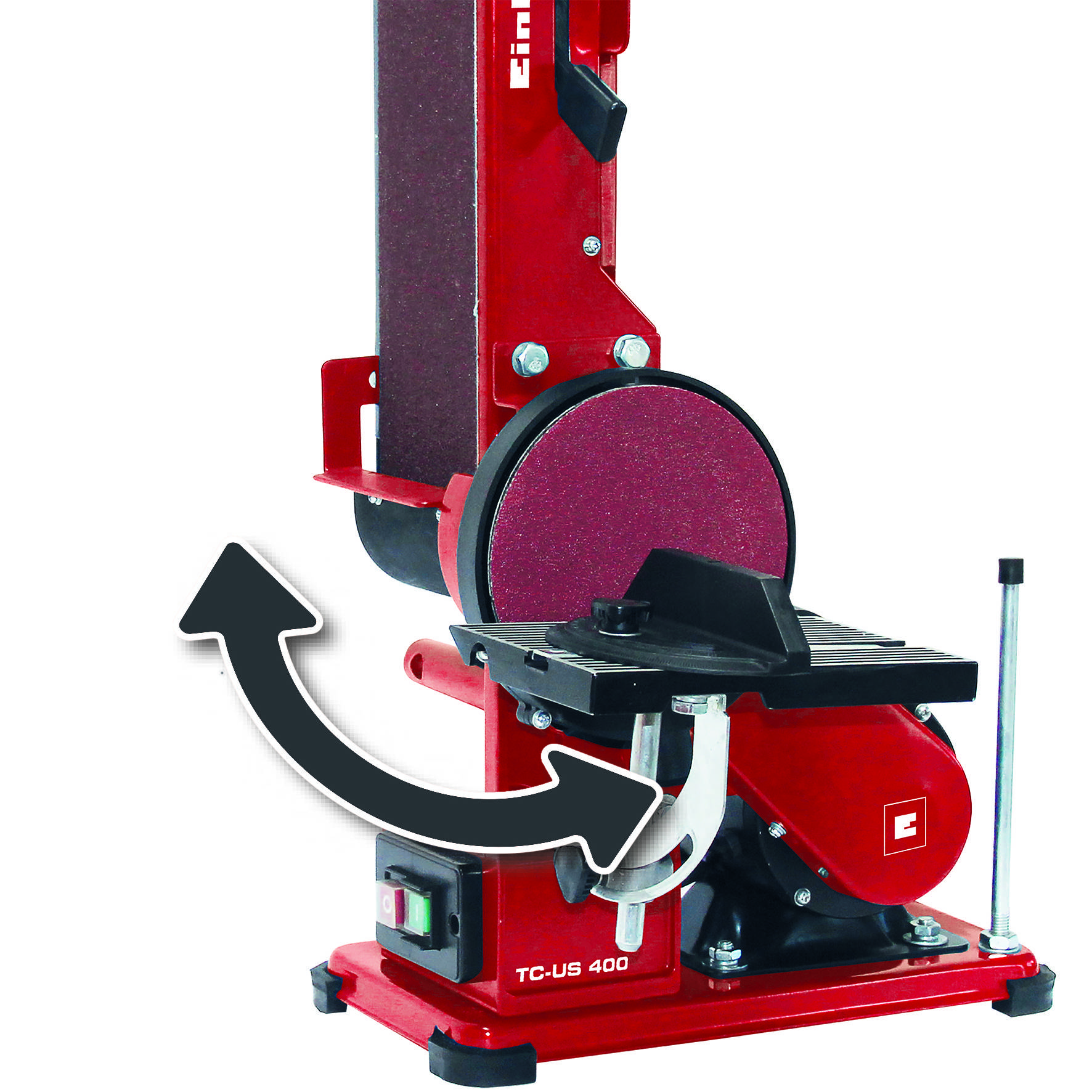 Einhell TC-US 400 4419255 Band- und Tellerschleifer 375W 150mm