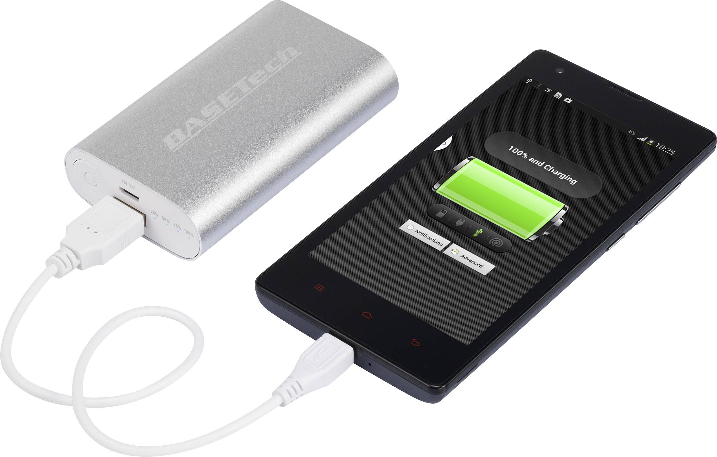 Basetech BTP-2 Powerbank (Zusatzakku) Li-Ion 5200 mAh BTP-2