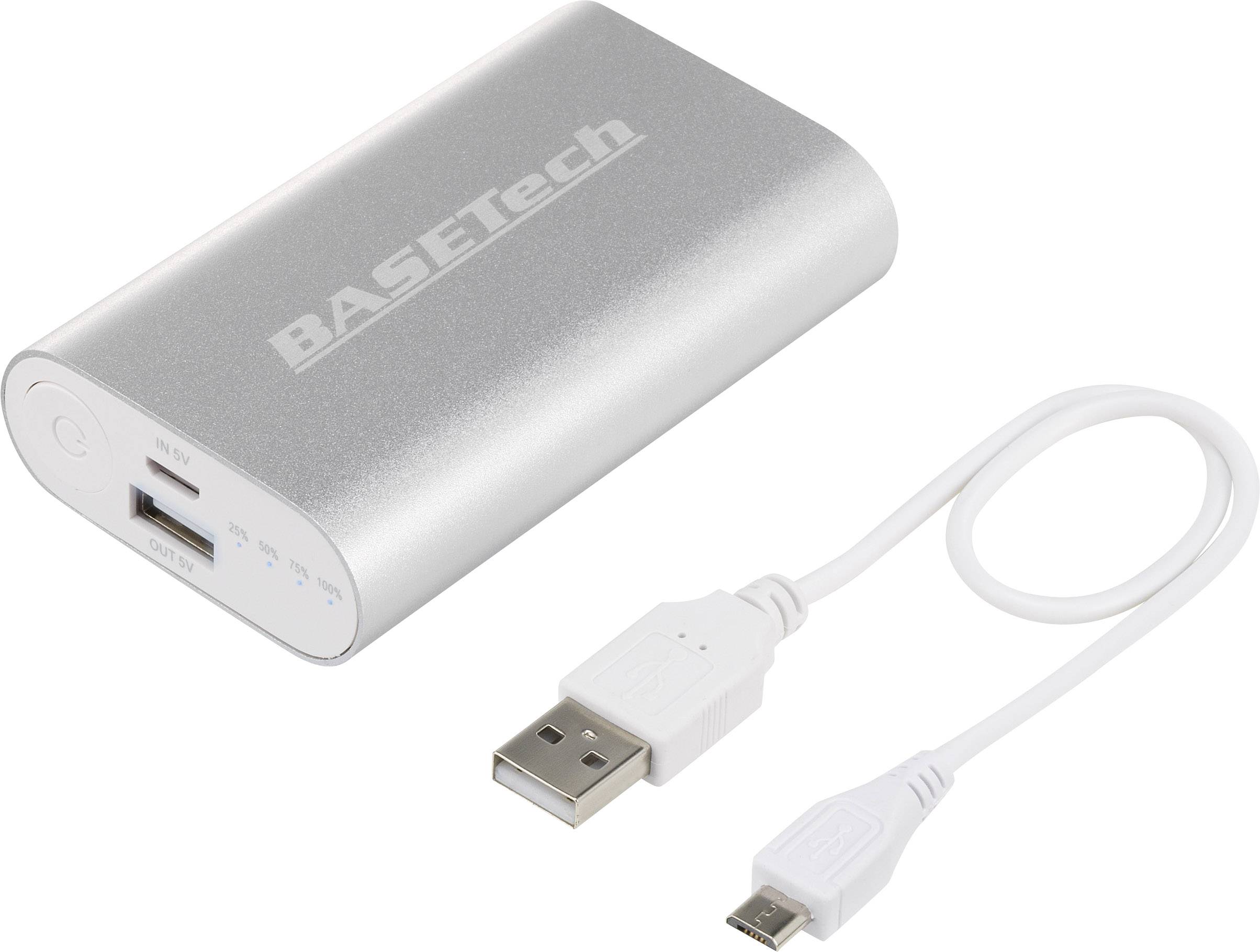 Basetech BTP-2 Powerbank (Zusatzakku) Li-Ion 5200 mAh BTP-2