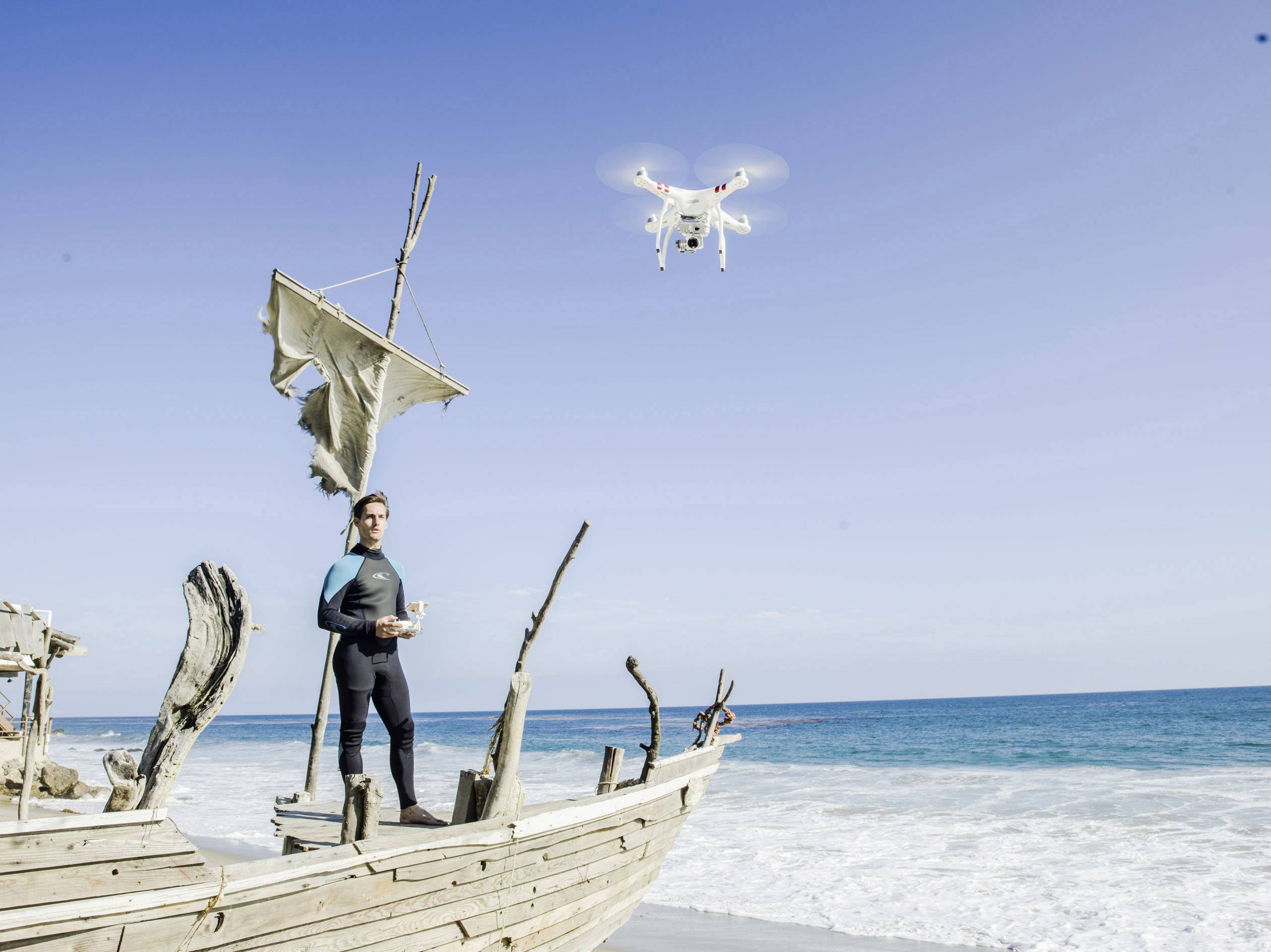 DJI Phantom 3 Standard Quadrocopter RtF First Person View, GPS-Funktion, Kameraflug, Profi