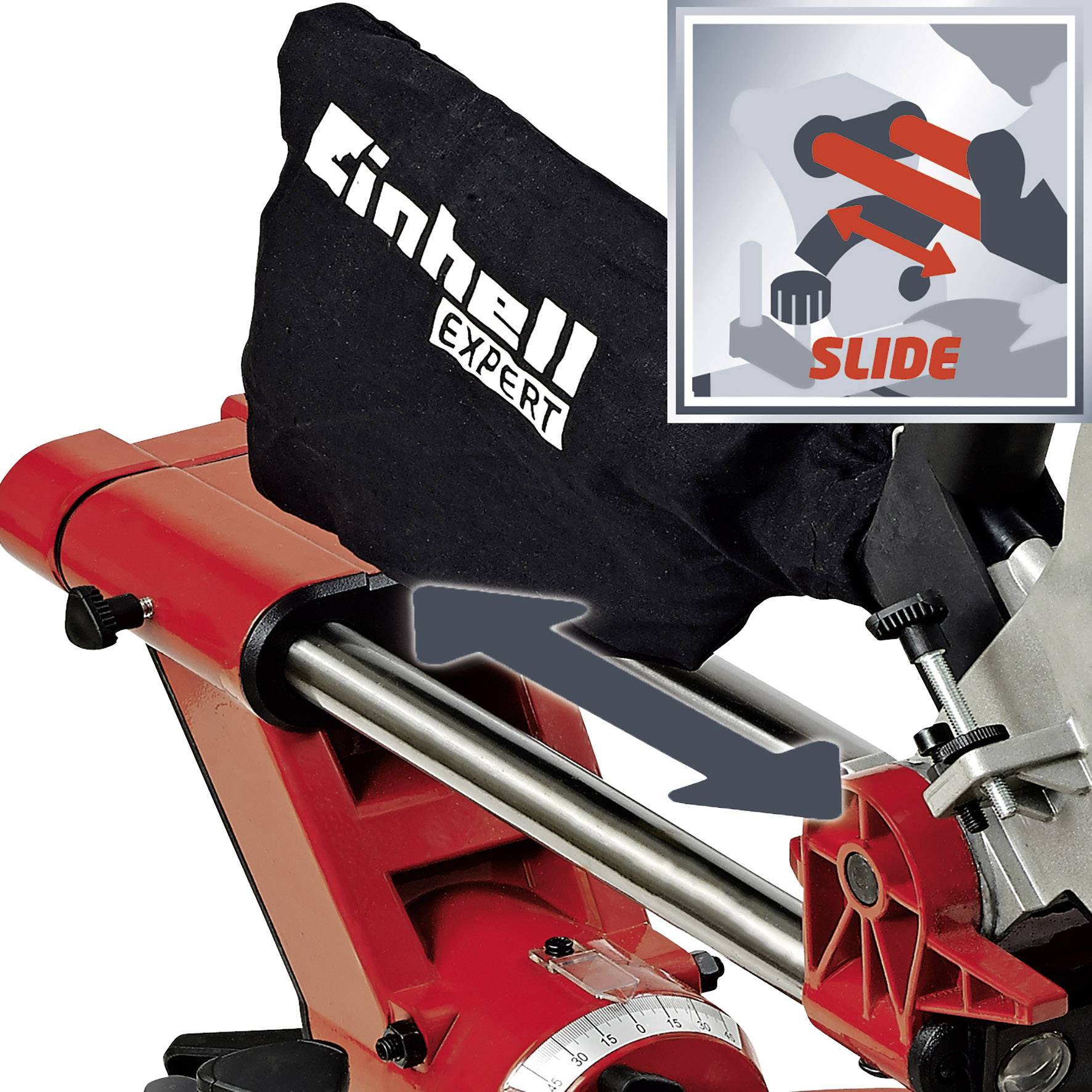 Einhell TE-SM 2534 Dual Zug-Kapp- und Gehrungssäge 250 mm 30 mm 1800 W