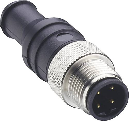 Belden 11024 Sensor-/Aktor-Datensteckverbinder M12 Stecker, gerade Polzahl: 4 1St.