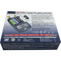 AccuPower IQ338 Rundzellen-Ladegerät NiCd, NiMH, LiIon 10340, 10350, 10440, 10500, 12500, 12650, 13500, 13650, 14500, 14650 AccuPower IQ338 Rundzellen-Ladegerät NiCd, NiMH, LiIon 10340, 10350, 10440, 10500, 12500, 12650, 13500, 13650, 14500, 14650