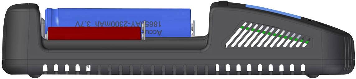 AccuPower IQ338 Rundzellen-Ladegerät NiCd, NiMH, LiIon 10340, 10350, 10440, 10500, 12500, 12650, 13500, 13650, 14500, 14650