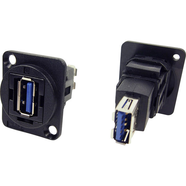 Cliff XLR Adapter USB 3.0A Buchse auf USB 3.0A Buchse Adapter, Einbau CP30205N CP30205N Inhalt: 1St.