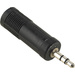 Hama 00043375 Klinke Audio Adapter [1x Klinkenstecker 3.5mm - 1x Klinkenbuchse 6.35 mm] Schwarz