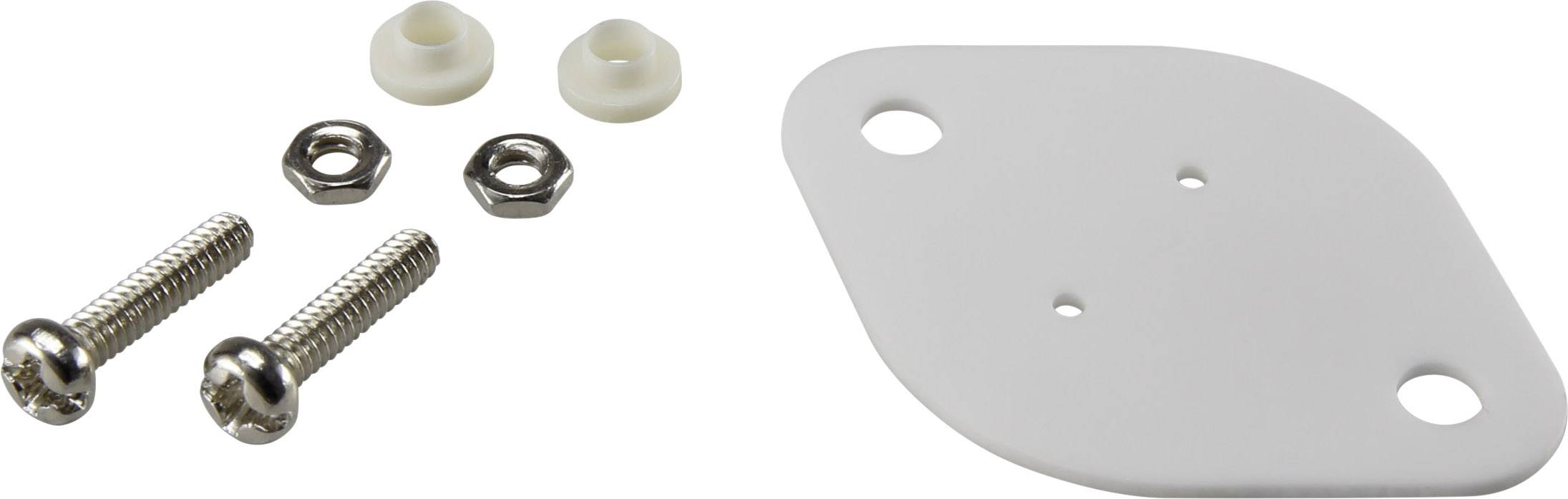 TRU Components TC-A18-10B Montagematerial-Set für Halbleiter (L x B) 42mm x 30mm Passend für TO-3 1 Set
