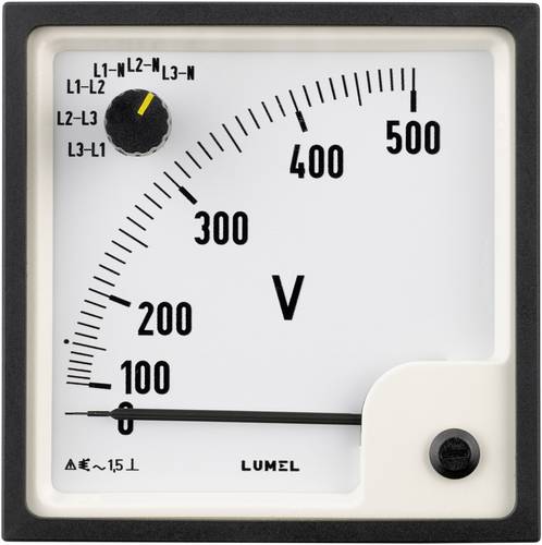 Lumel EP29 500V EP29 500V Einbaumessgerät EP29 500V 500 V/AC Dreheisen