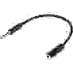SpeaKa Professional SP-7870156 Klinke Audio Adapter [1x Klinkenstecker 3.5mm - 1x Klinkenbuchse 2.5 mm] Schwarz