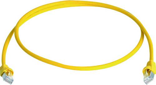 Telegärtner RJ45 Netzwerk Anschlusskabel CAT 6a S/FTP 25.00m Gelb Flammwidrig, Halogenfrei