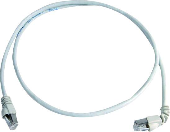 Telegärtner L00002A0180 RJ45 Netzwerkkabel, Patchkabel CAT 6a S/FTP 3.00 m Weiß Flammwidrig, Halogenfrei 1 St.
