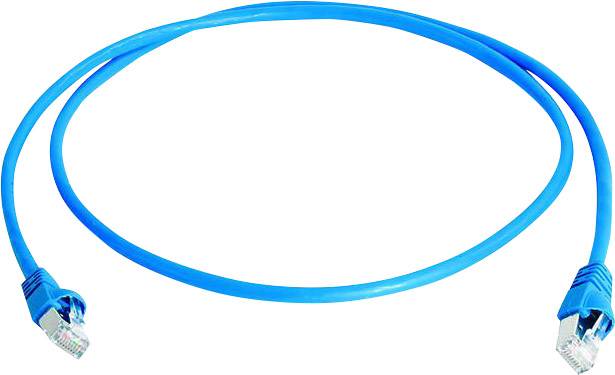 Telegärtner L00006A0046 RJ45 Netzwerkkabel, Patchkabel CAT 6a S/FTP 20.00 m Blau Flammwidrig, Halogenfrei, UL-zertifiziert 1 St.