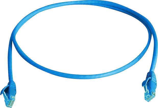 Telegärtner L00000E0068 RJ45 Netzwerkkabel, Patchkabel CAT 5e U/UTP 1.00 m Himmelblau Flammwidrig, Halogenfrei 1 St.